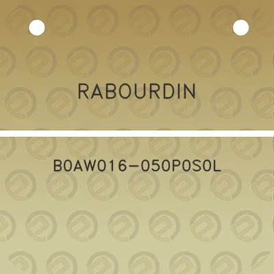 rabourdin-b0aw016-050p0s0l