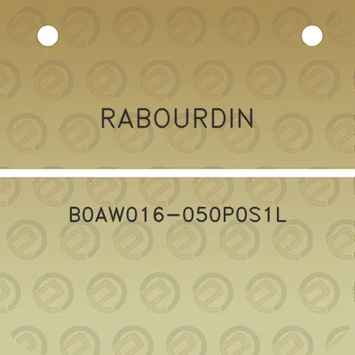 rabourdin-b0aw016-050p0s1l