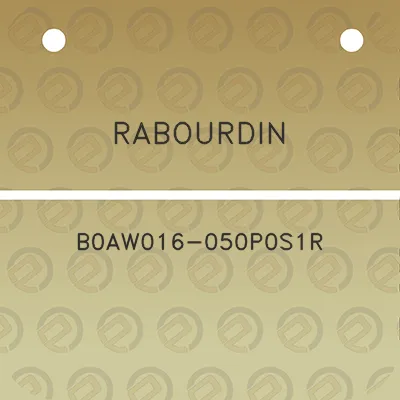 rabourdin-b0aw016-050p0s1r