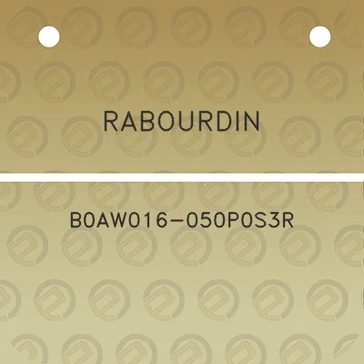 rabourdin-b0aw016-050p0s3r