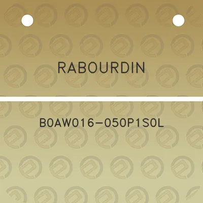 rabourdin-b0aw016-050p1s0l