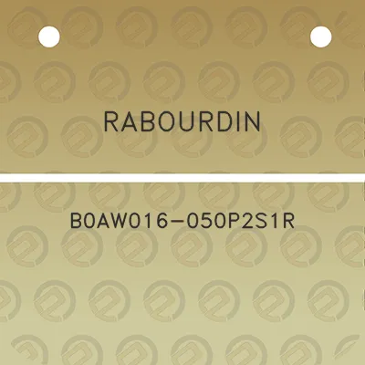 rabourdin-b0aw016-050p2s1r