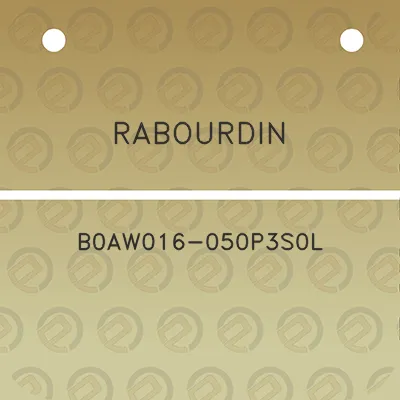 rabourdin-b0aw016-050p3s0l