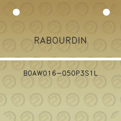 rabourdin-b0aw016-050p3s1l