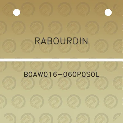 rabourdin-b0aw016-060p0s0l