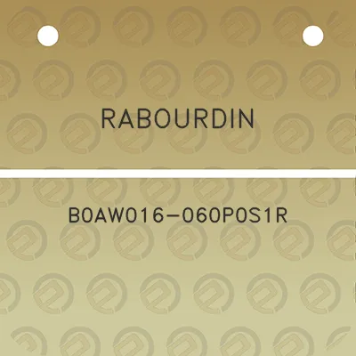 rabourdin-b0aw016-060p0s1r
