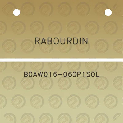 rabourdin-b0aw016-060p1s0l