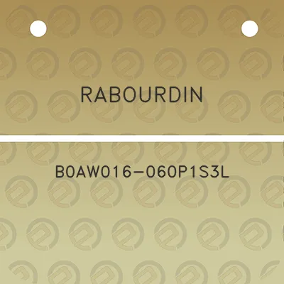 rabourdin-b0aw016-060p1s3l