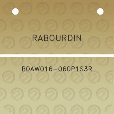 rabourdin-b0aw016-060p1s3r