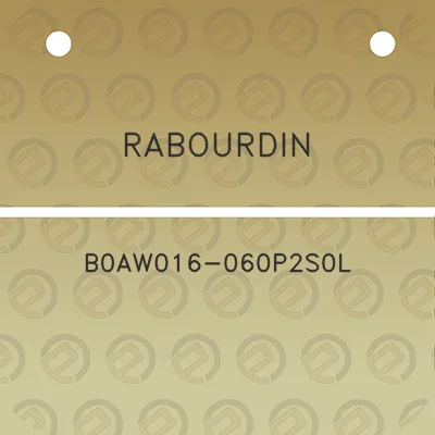 rabourdin-b0aw016-060p2s0l