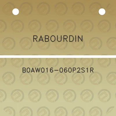 rabourdin-b0aw016-060p2s1r