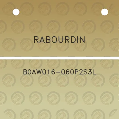 rabourdin-b0aw016-060p2s3l