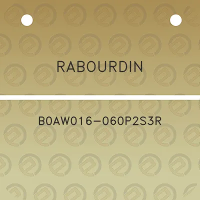 rabourdin-b0aw016-060p2s3r