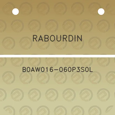 rabourdin-b0aw016-060p3s0l