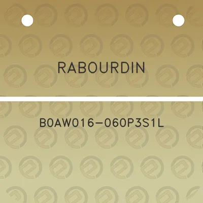 rabourdin-b0aw016-060p3s1l