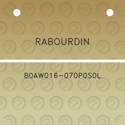 rabourdin-b0aw016-070p0s0l