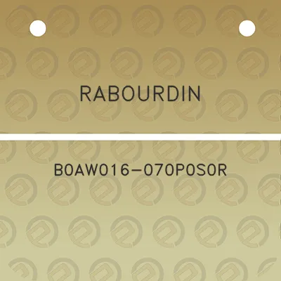 rabourdin-b0aw016-070p0s0r