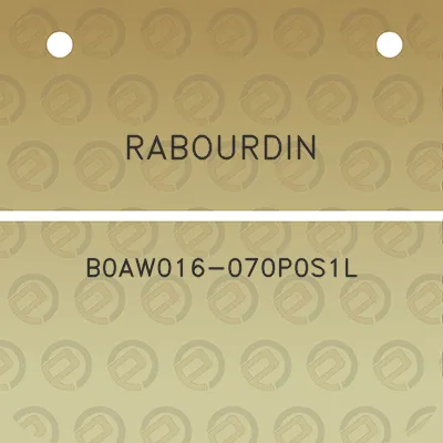 rabourdin-b0aw016-070p0s1l