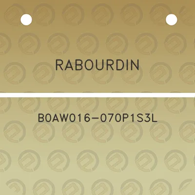 rabourdin-b0aw016-070p1s3l