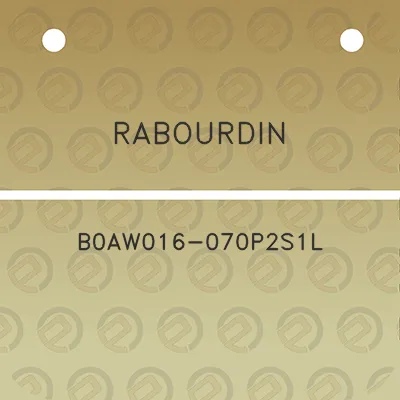 rabourdin-b0aw016-070p2s1l