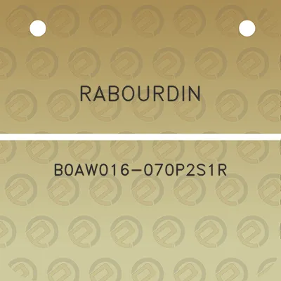 rabourdin-b0aw016-070p2s1r