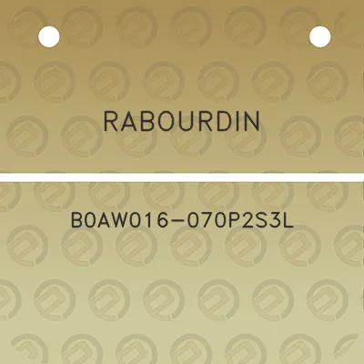 rabourdin-b0aw016-070p2s3l