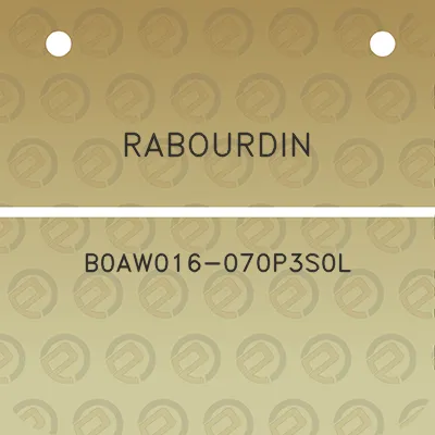 rabourdin-b0aw016-070p3s0l