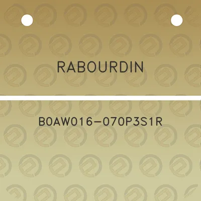 rabourdin-b0aw016-070p3s1r