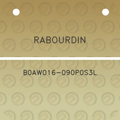 rabourdin-b0aw016-090p0s3l