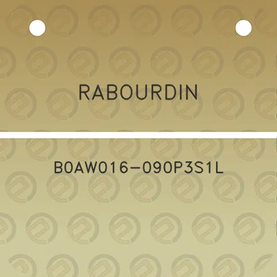 rabourdin-b0aw016-090p3s1l