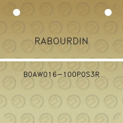 rabourdin-b0aw016-100p0s3r