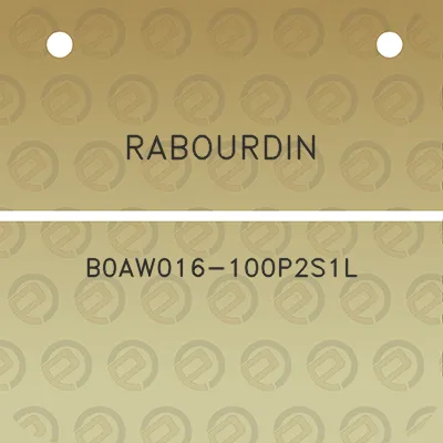 rabourdin-b0aw016-100p2s1l