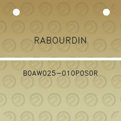 rabourdin-b0aw025-010p0s0r