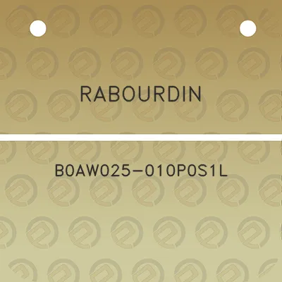 rabourdin-b0aw025-010p0s1l