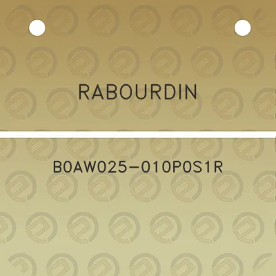 rabourdin-b0aw025-010p0s1r