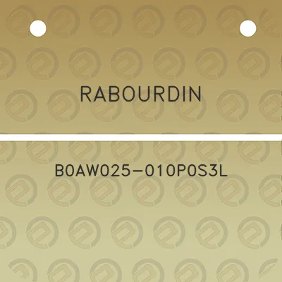 rabourdin-b0aw025-010p0s3l