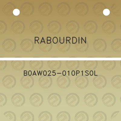 rabourdin-b0aw025-010p1s0l