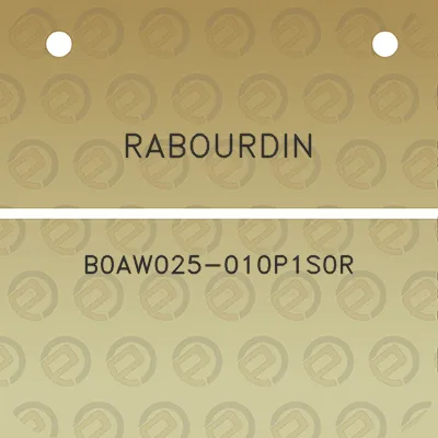 rabourdin-b0aw025-010p1s0r