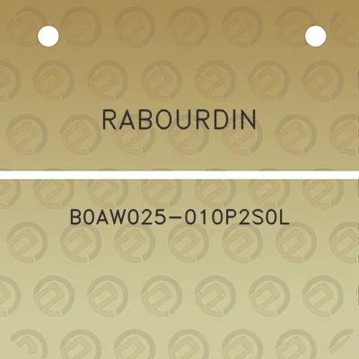 rabourdin-b0aw025-010p2s0l