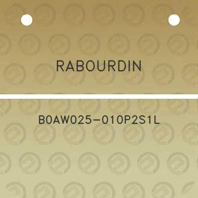 rabourdin-b0aw025-010p2s1l