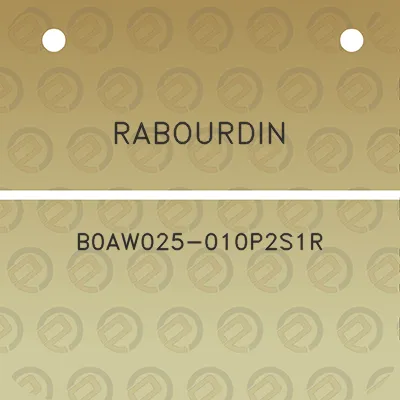 rabourdin-b0aw025-010p2s1r