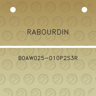 rabourdin-b0aw025-010p2s3r