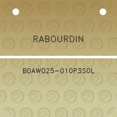 rabourdin-b0aw025-010p3s0l