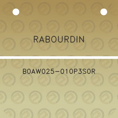 rabourdin-b0aw025-010p3s0r