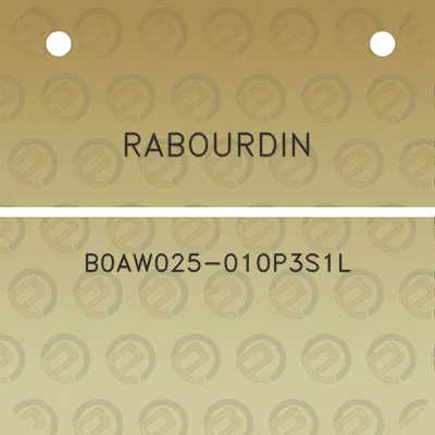 rabourdin-b0aw025-010p3s1l