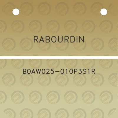 rabourdin-b0aw025-010p3s1r