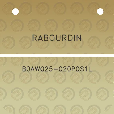 rabourdin-b0aw025-020p0s1l