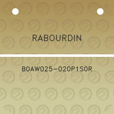 rabourdin-b0aw025-020p1s0r