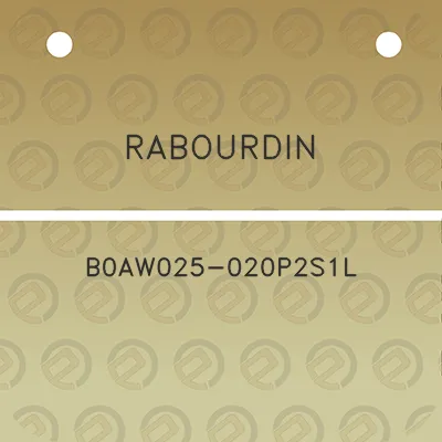 rabourdin-b0aw025-020p2s1l