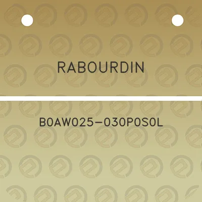 rabourdin-b0aw025-030p0s0l
